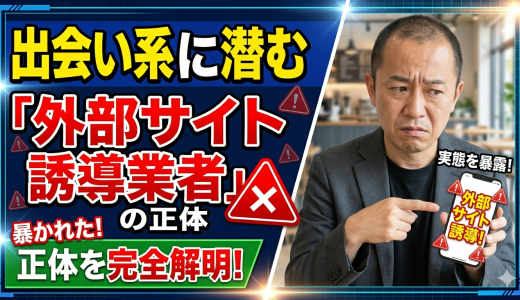 【徹底検証】出会い系に潜む「外部サイト誘導業者」の正体。実例をもとに、巧妙な手口と撃退・回避術の全貌を暴く